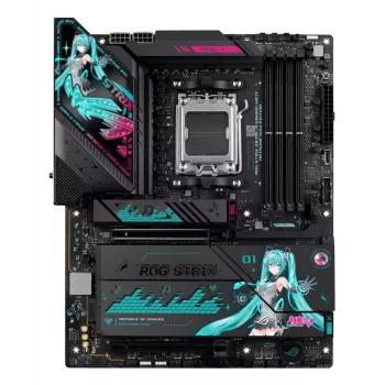Mātesplate ASUS ROG STRIX X870E-H GAMING MIKU WIFI7 ATX AM5 ligzdai, DDR5 atbalsts