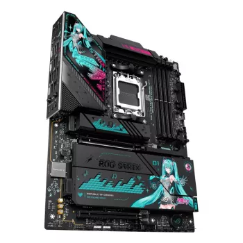 Mātesplate ASUS ROG STRIX X870E-H GAMING MIKU WIFI7 ATX AM5 ligzdai, DDR5 atbalsts