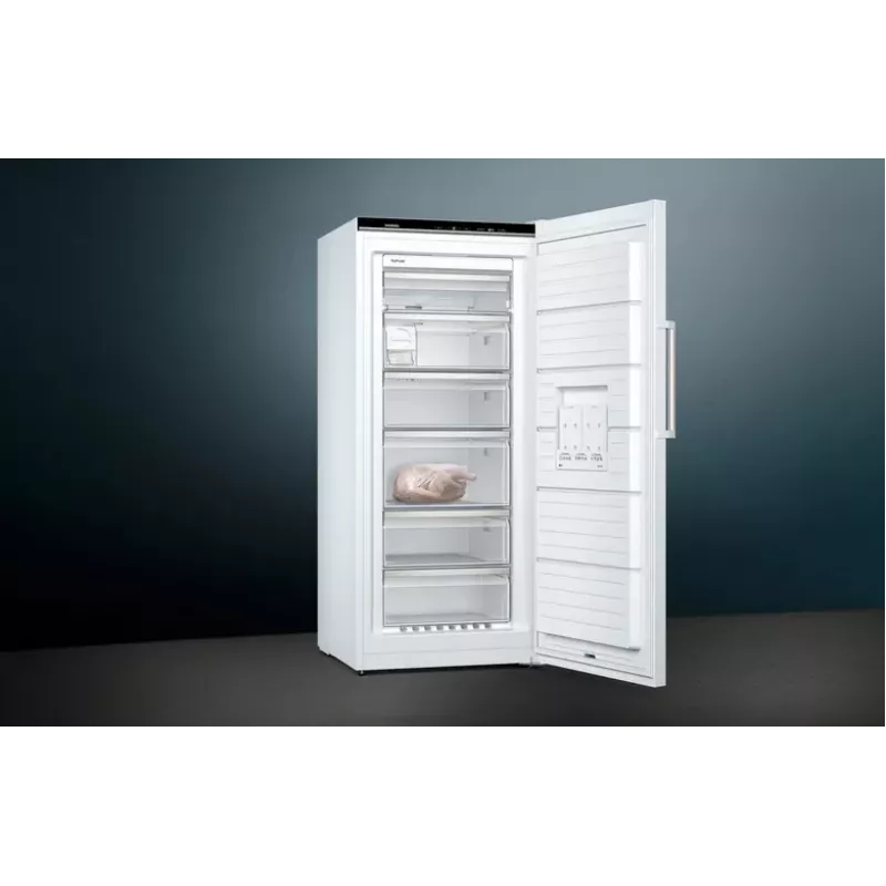 Siemens GS51NAWCV brīvstāvošs saldētavas skapis, 290 L, balts