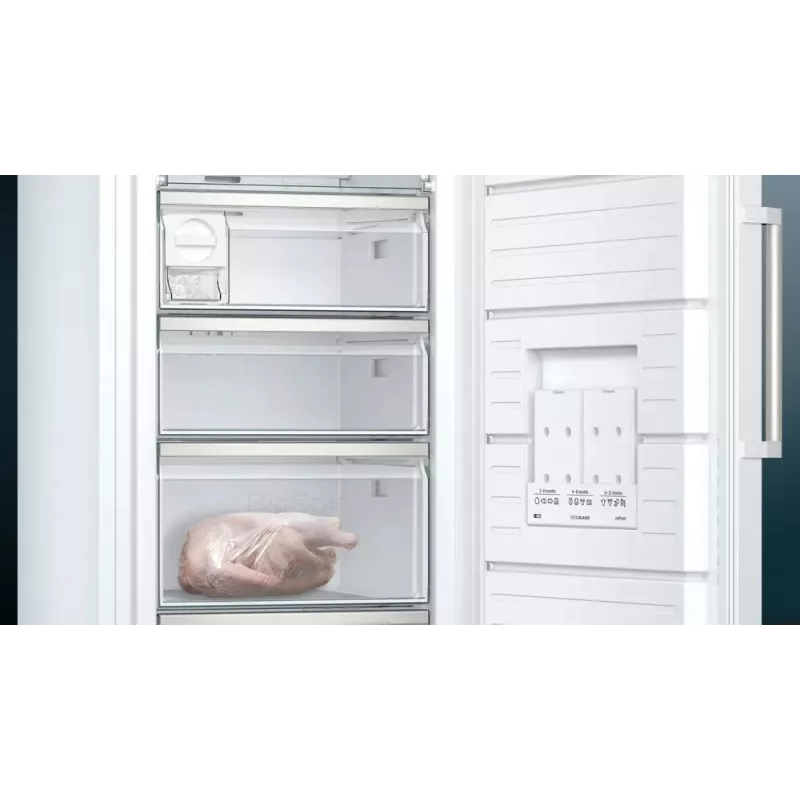 Siemens GS51NAWCV brīvstāvošs saldētavas skapis, 290 L, balts