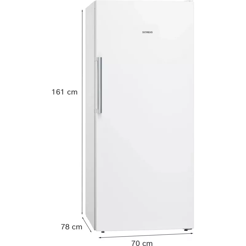Siemens GS51NAWCV brīvstāvošs saldētavas skapis, 290 L, balts