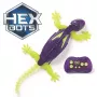 HEX BOTS Mirdz tumsā Ģecko robots, uzlādējams, kāpj pa sienām, attālināti vadāms, bērnu rotaļlieta, 4+ gadi