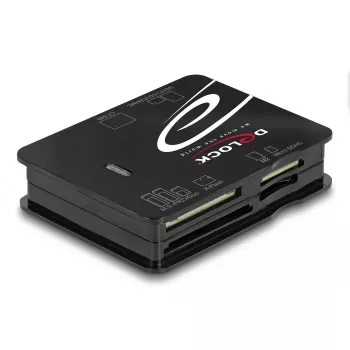 Karšu lasītājs DeLOCK 91007 USB 2.0 Melns CF MMC MS MicroSD xD