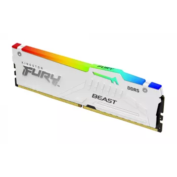 Kingston Technology FURY Beast 16 GB DDR5 6400 MT/s CL32 DIMM balts RGB EXPO