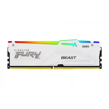 Kingston Technology FURY Beast 16 GB DDR5 6400 MT/s CL32 DIMM balts RGB EXPO