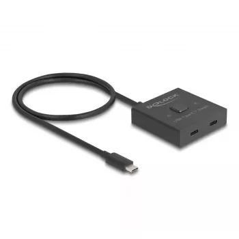 USB slēdzis DeLOCK 18911 Type-C 10 000 Mbit/s Melns
