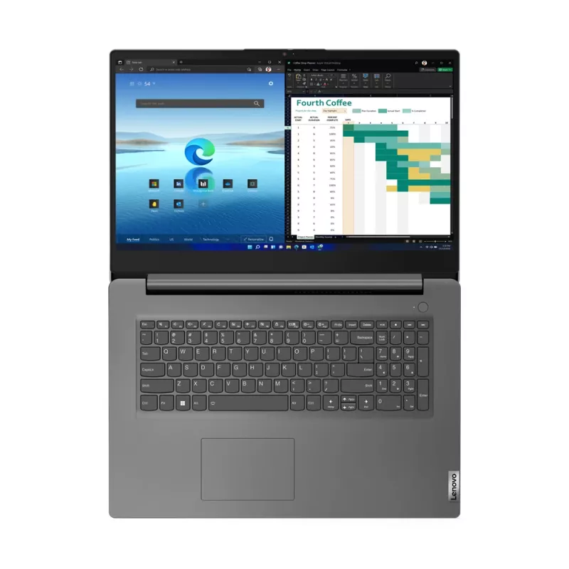 Lenovo V17 G4 IRU Intel® Core™ i3 i3-1315U Klēpjdators 43.9 cm (17.3 collu) Full HD 8 GB DDR4-SDRAM 512 GB SSD Wi-Fi 6 (802.11ax) Windows 11 Home Pelēks