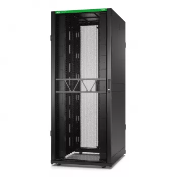 APC NetShelter SX Server Rack Gen 2, 42U, 1991H x 800W x 1070D mm, ar sānu paneļiem, melns