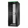 APC NetShelter SX Server Rack Gen 2, 42U, 1991H x 800W x 1070D mm, ar sānu paneļiem, melns