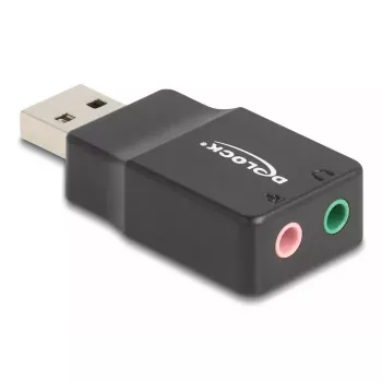 DeLOCK ārējā USB skaņas karte 66634 USB-A uz 2 x 3.5 mm