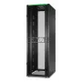 APC NetShelter SX servera skapis, Gen 2, 52U, 2436H x 800W x 1200D mm, ar sāniem, melns