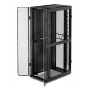 APC NetShelter SX tīkla statīvs, 48U, 2258H x 750W x 1200D mm, ar sānu paneļiem, melns