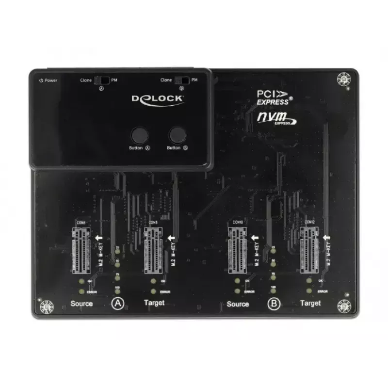 Docking Station DeLOCK 64124 USB 3.2 Gen 2 Type-C Melns SSD M.2