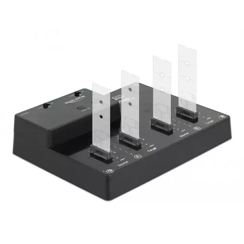 Docking Station DeLOCK 64124 USB 3.2 Gen 2 Type-C Melns SSD M.2