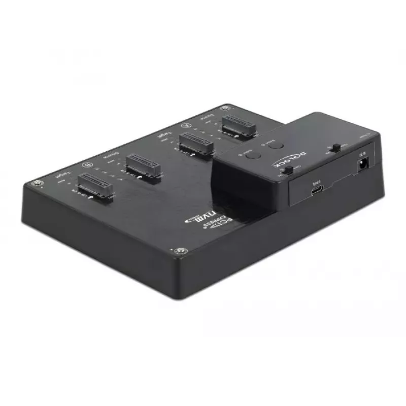 Docking Station DeLOCK 64124 USB 3.2 Gen 2 Type-C Melns SSD M.2
