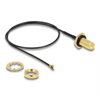 Antenas kabelis DeLOCK RP-SMA ligzda – I-PEX MHF I 35 cm