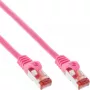 InLine Patch Kabelis S/FTP PiMF Cat.6 250MHz PVC varš rozā 1m