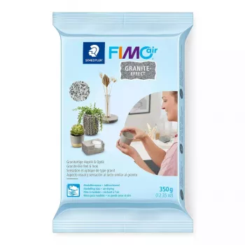 Māla modelēšanas masa Staedtler FIMOair Granite Effect 350 g Pelēka
