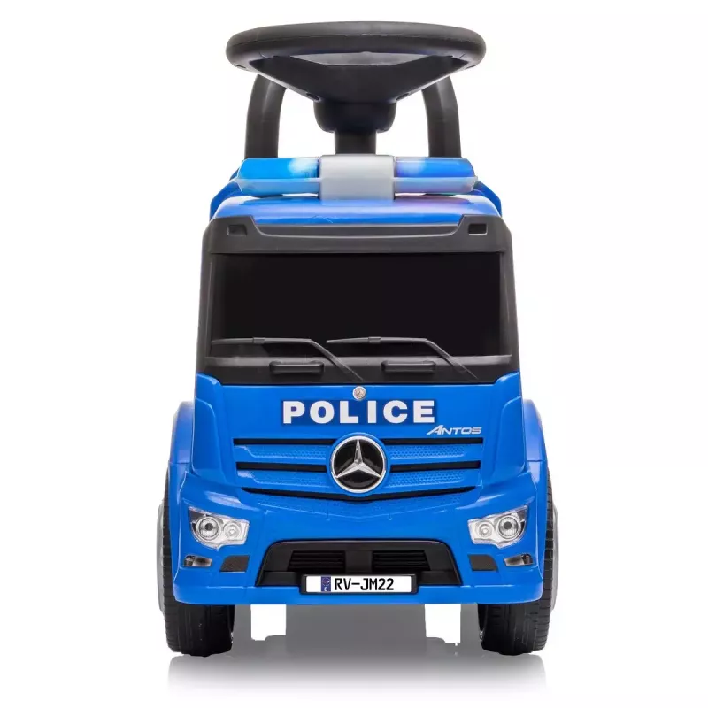 Braucamā mašīna Jamara Mercedes-Benz Antos Policija 4 riteņi ar gaismas efektiem