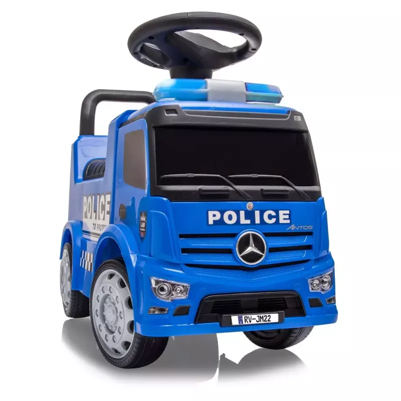 Braucamā mašīna Jamara Mercedes-Benz Antos Policija 4 riteņi ar gaismas efektiem