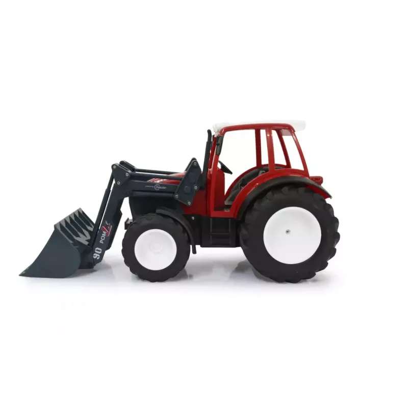 RC traktors Jamara Lindner Geotrac ar frontālo iekrāvēju 1:16