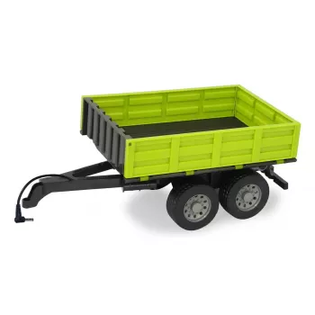 Jamara Tipper gaiši zaļa piekabe ar izgāzēju RC traktoram 1:16, melna/zaļa, 0.41 kg