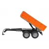 Jamara pašizgāzēja piekabe oranža RC traktoram 1:16 — melna/oranža, 0.41 kg