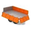 Jamara pašizgāzēja piekabe oranža RC traktoram 1:16 — melna/oranža, 0.41 kg
