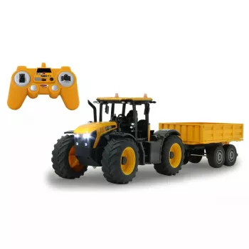 Traktors Jamara JCB Fastrac 1:24 ar elektrisko motoru un tālvadību bērniem