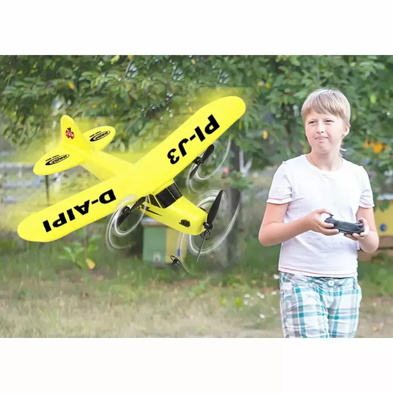 Lidmodelis Jamara Piper J3-CUB ar elektromotoru 150 mAh 106 g