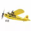 Lidmodelis Jamara Piper J3-CUB ar elektromotoru 150 mAh 106 g