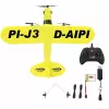 Lidmodelis Jamara Piper J3-CUB ar elektromotoru 150 mAh 106 g