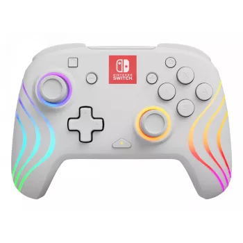 PDP Afterglow Wave White Gamepad Analogs/Ciparu Nintendo Switch, Nintendo Switch OLED