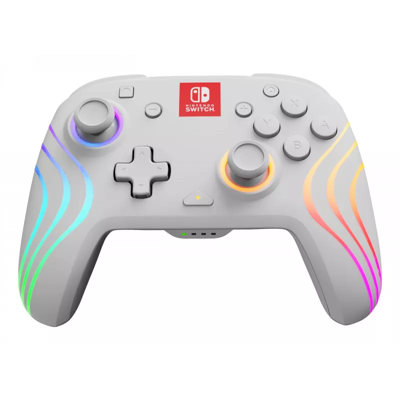 PDP Afterglow Wave White Gamepad Analogs/Ciparu Nintendo Switch, Nintendo Switch OLED