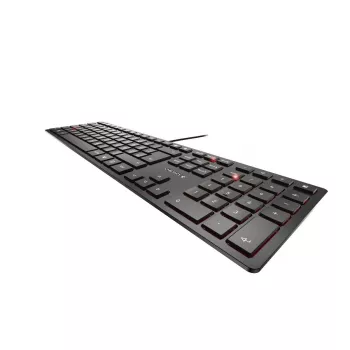 CHERRY KC 6000 SLIM tastatūra USB Nordic Melna