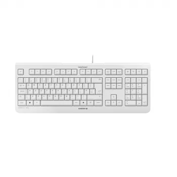 CHERRY KC 1000 vadu tastatūra, gaiši pelēka, USB (QWERTY — UK)