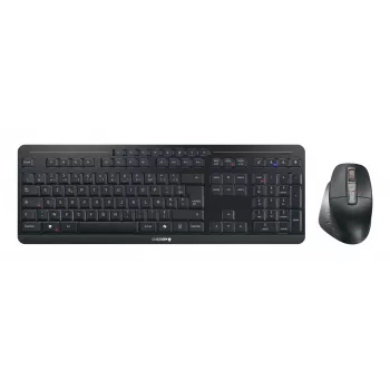 CHERRY Stream desktop ultimate tastatūras un peles komplekts AZERTY franču melns