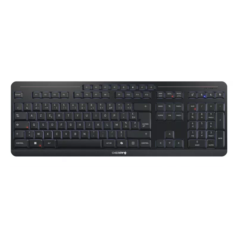 CHERRY Stream desktop ultimate tastatūras un peles komplekts AZERTY franču melns