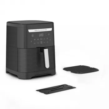 Gaisa fritieris Tefal Easy Fry & Grill EY8018 6.5 L 1.5 kg 1830 W skārienjutīgs LCD melns