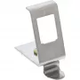 InLine 76203A metāla Keystone rāmis DIN sliedei, 1 ports