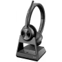 HP Poly Savi 7320 Stereo DECT 1880-1900 MHz Melns, MacOS, 190 mm, 210 mm, 55 mm, 300 g