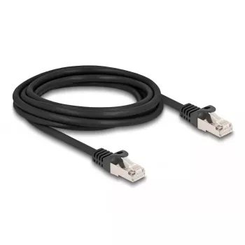 DeLOCK kabelis RJ50 vīrietis uz RJ50 vīrietis S/FTP 3 m melns