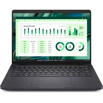 DELL Pro Max 14 MC14250 Intel Core Ultra 7 265H Mobilā darbstacija 35,6 cm (14 collas) Full HD+ 32 GB LPDDR5x-SDRAM 1 TB SSD NVIDIA RTX PRO 500 Blackwell Wi-Fi 7 (802.11be) Windows 11 Pro Melna