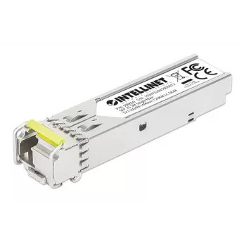 Intellinet Gigabit Fiber WDM Bi-Directional SFP optiskais modulis 1000Base-BX-D (LC) vienmoda 120 km, BiDi WDM (RX1490/TX1550), MSA saderīgs