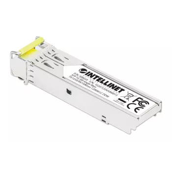 Intellinet Gigabit Fiber WDM Bi-Directional SFP optiskais modulis 1000Base-BX-D (LC) vienmoda 120 km, BiDi WDM (RX1490/TX1550), MSA saderīgs