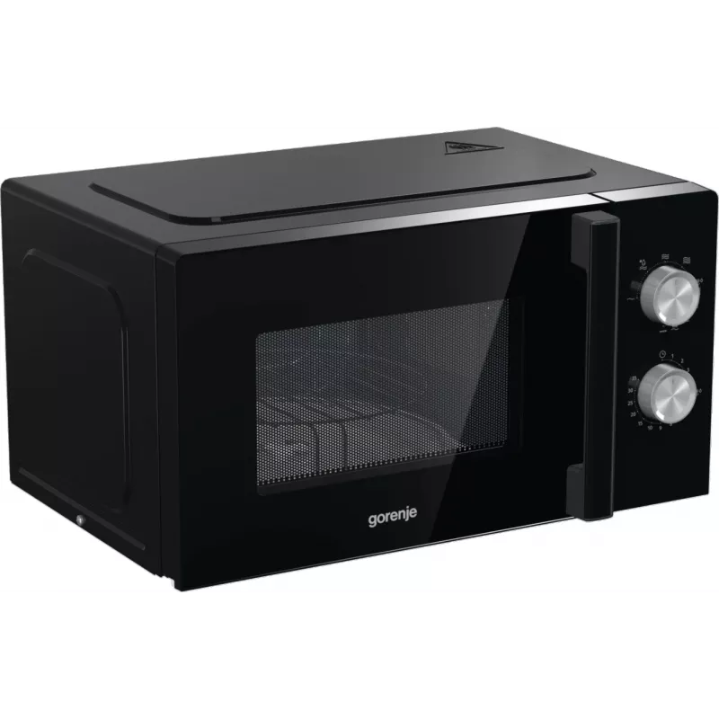 Gorenje MO20E2BH Melnā grila mikroviļņu krāsns, Brīvi stāvoša, 20 L, 800 W