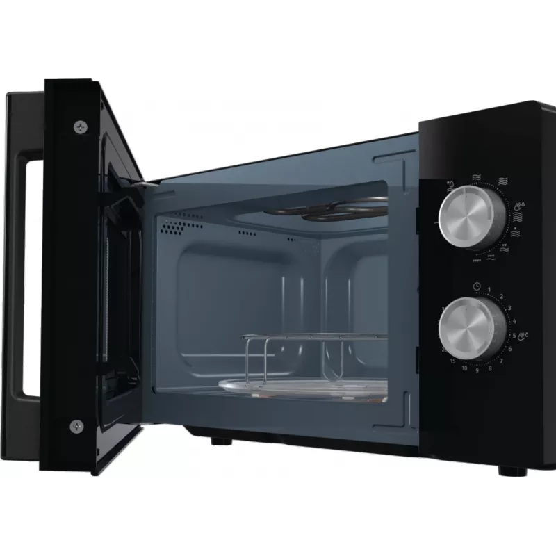 Gorenje MO20E2BH Melnā grila mikroviļņu krāsns, Brīvi stāvoša, 20 L, 800 W