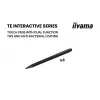 Interaktīvais plakanais panelis IIYAMA TE9813A-B2AG 97.5 collu (2.48 m) 4K Ultra HD 500 cd/m² Wi-Fi Android 24/7 Melns