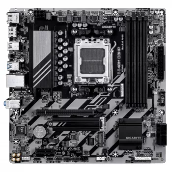 GIGABYTE B840M D3HP mātesplate - AMD Ryzen 9000 CPU, 8+2+2 fāžu VRM, līdz 8200MHz DDR5(O.C), 2xPCIe 4.0 M.2, 1GbE LAN, USB 3.2 Gen 2
