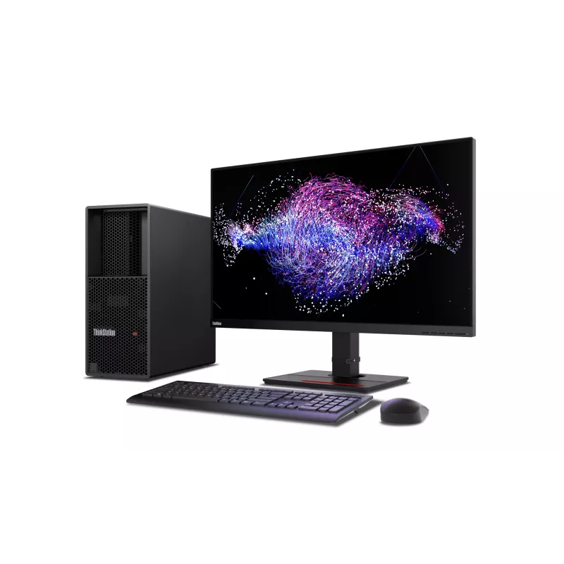 Lenovo ThinkStation P3 Tower Gen 2 Intel Core Ultra 7 265K 64 GB DDR5-SDRAM 1 TB SSD Windows 11 Pro darbstacija melna